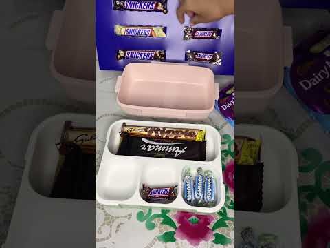 Chocolate lunchbox|Lunchbox ful of chocolates|#chocolate #dairymilk #lunchboxrecipe #shorts #ytshort