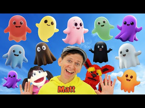 Halloween Cute Ghost Colors | What Do You See? Song | Find It Version | Dream English Kids
