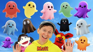 Halloween Cute Ghost Colors | What Do You See? Song | Find It Version | Dream English Kids
