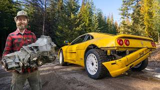 Rebuilding a Ferrari with a V10 Twin Turbo Diesel and Porsche Transmission!
