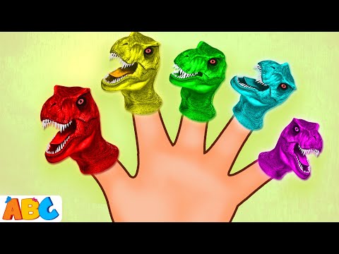 Learn all about the T-REX DINOSAURS - THE FINGER FAMILY SONG!