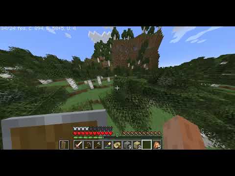 Minecraft Large Biomes Ep 10 "Finding Resources"