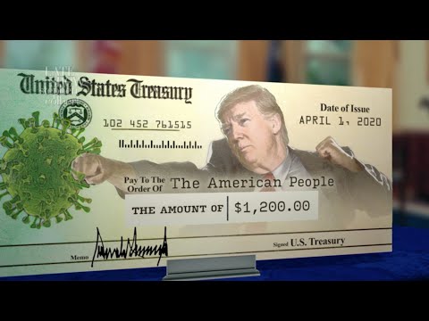Trump's Name Is On The Checks