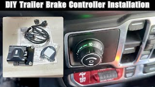 Step-by-Step Mopar Trailer Brake Controller Install (Jeep Gladiator/Wrangler)