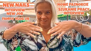 NOWE PAZNOKCIE | INTERVIEW SZUKANIE PRACY | PYCHA BAJGEL | NOWA TOREBKA | RODZINNY DZIEŃ | VLOG UK