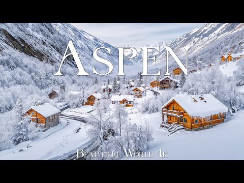 Aspen 4K | Winter Charm of Colorado, Fairytale Villages & Stunning Winter Landscapes