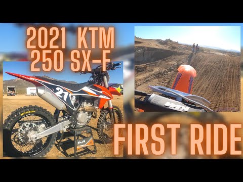 2021 KTM 250SX-F FIRST RIDE