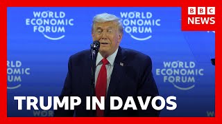 LIVE: Trump insists he 'won't use force' to acquire Greenland in Davos speech | BBC News 2026-01-21 15:35