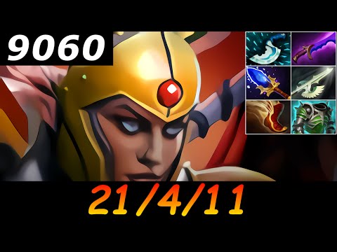 Dota 2 Legion Commander 9060 MMR 21/4/11 (Kills/Deaths/Assists) Ranked Full Gameplay
