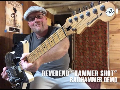 Reverend Hammer Shot Guitar Railhammer Pickups Demo 720p