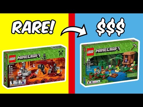 RARE and EXPENSIVE LEGO Minecraft sets...