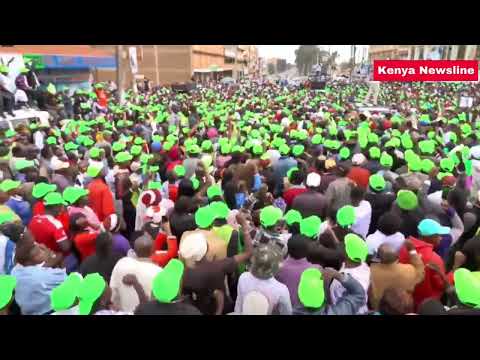 Nyahururu Crowds BURST after Sen.Methu mentioned Sifuna's name after Wamunyoro visit