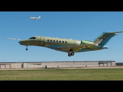 Cessna Citation Longitude Business Jet Makes First Flight – AINtv