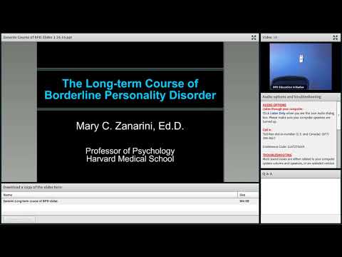 The Long-term Course of Borderline Personality Disorder