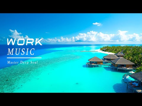 3.5 Hours of Ambient Focus Music | Tropical Beach Vibes | Deep Concentration for Study & Coding