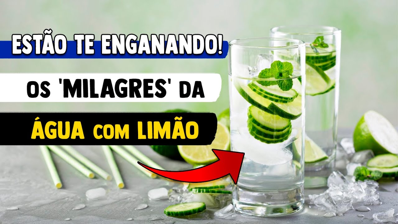 Os "benefícios" da ÁGUA com LIMÃO: PARE de SE ENGANAR!