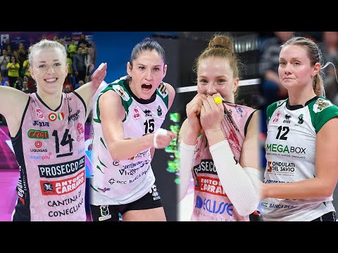 ALL "MEGA RALLY" of the Match Conegliano - Vallefoglia | Lega Volley Femminile 2022/23
