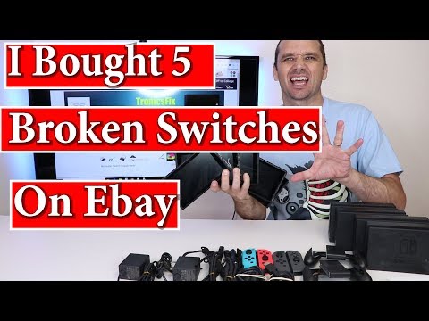 5 Broken Nintendo Switches From Ebay - Can I Fix Them and Make Money??? Part 1