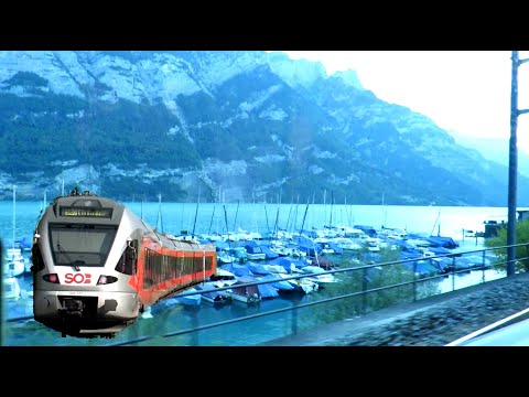 Zug Mitfahrt Ziegelbrücke - Sargans,  Ziegelbrücke-Mühlehorn