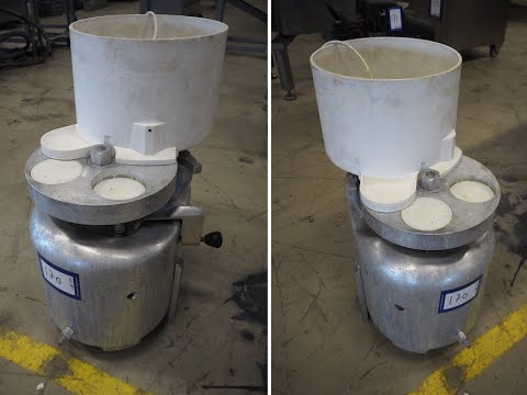 587-170: Weisser hamburger forming machine