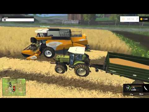 Farming Simulator 15 Multiplayer - Ep. 1 - Texting and Farming with Trucker Josh!