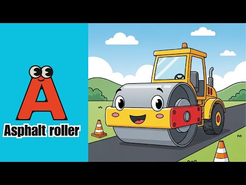 ABC Construction Vehicles 🚜 | Alphabet Song for Kids | Energypac Kids TV