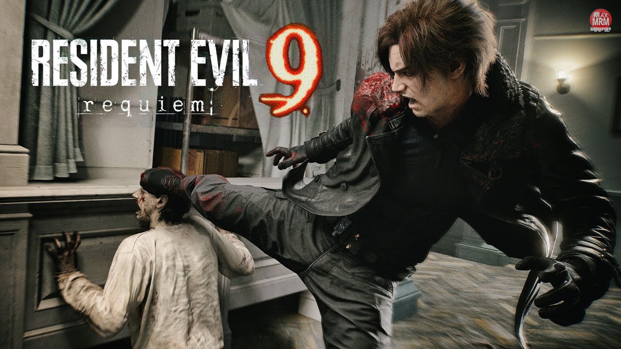 RESIDENT EVIL 9 REQUIEM - GAMEPLAY NOVA do LEON e da GRACE e MUITAS NOVIDADES!