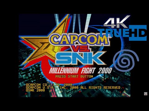 (4K 60FPS) Capcom VS SNK - Dreamcast Longplay