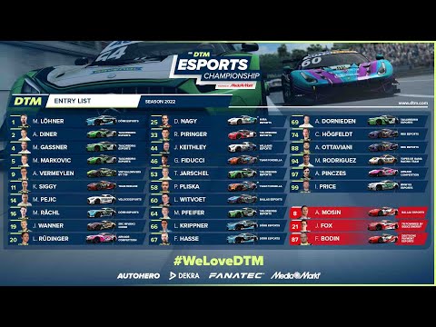 🇩🇪 DTM Esports Championship powered by MediaMarkt: Round 2 – Norisring
