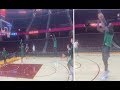 Tacko Fall Shooting 3 Pointers Before Game Against The Cavs!