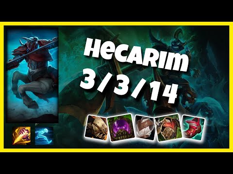 Hecarim vs Nidalee BR Challenger JUNGLE (3/3/14) - v11.5