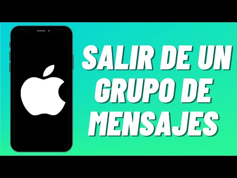 Cómo salir de un chat grupal en Mensajes en iPhone y iPad