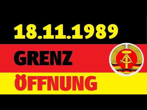 9.November 1989 Grenzöffnung.