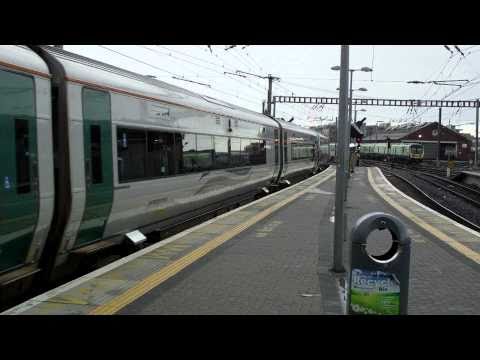 DMU Class 22324 departs from Connolly station Dublin to Sligo (HD)