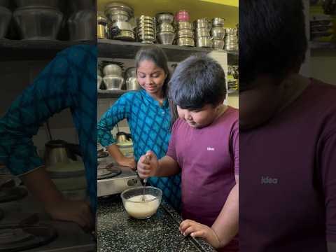 Minivlog#162 🧁Cup cake making with my boy🤩||Back to routine💪||Chocolate cup cake🍫#shorts #diml