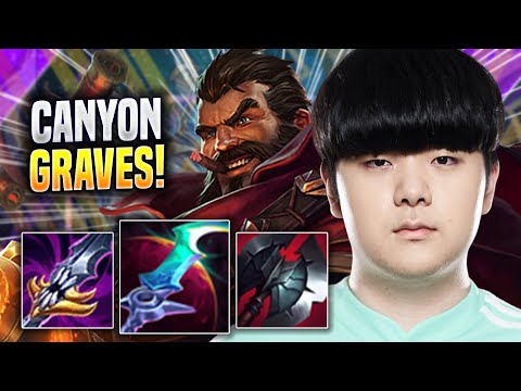 CANYON DOMINATING WITH GRAVES! - DK Canyon Plays Graves JUNGLE vs Wukong! | Season 2022