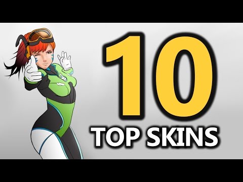 TOP 10 Overwatch Fan Skins!