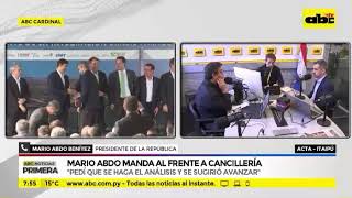 Mario Abdo confirma renuncia de Benigno López
