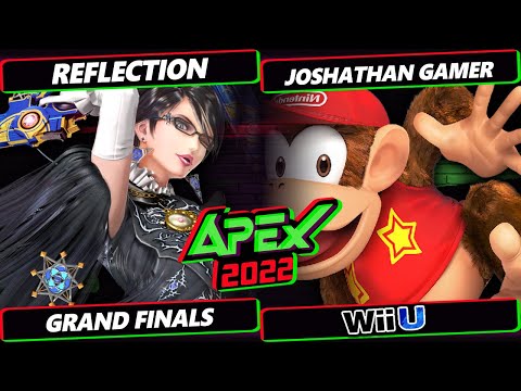 APEX 2022 GRAND FINALS - reflection (Bayonetta) Vs. Joshathan Gamer (Diddy Kong) Smash 4 Tournament