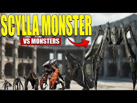 Scylla Monster vs Giant Monsters | 3D Monster Size Comparison