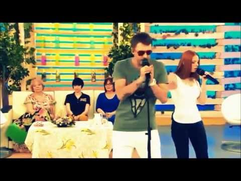 Lena Katina & T-Killah at the program "Доброго Здоровьица" - Я Буду Рядом (Live) 14.05.13