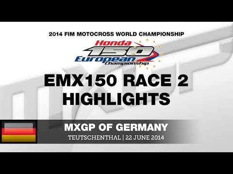 EMX150 of Germany 2014 Race 2 Highlights - Motocross