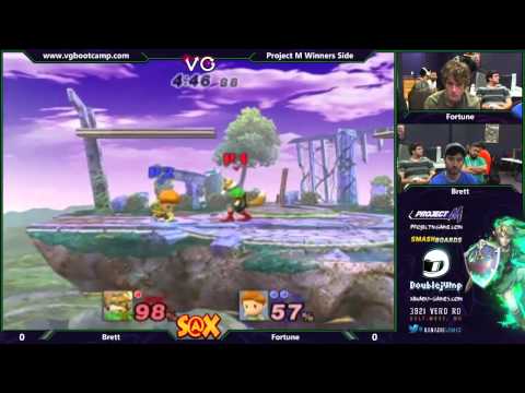 S@X 9/16/14 - Brett (Fox, Lucas) vs Fortune (Lucas) - Project M Tournament - Smash PM