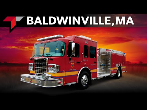 Baldwinville, Massachusetts, Toyne Pumper Fire Apparatus Delivery