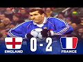 Zidane Surprised Beckham & Owen ! England 0 x 2 France (1999)