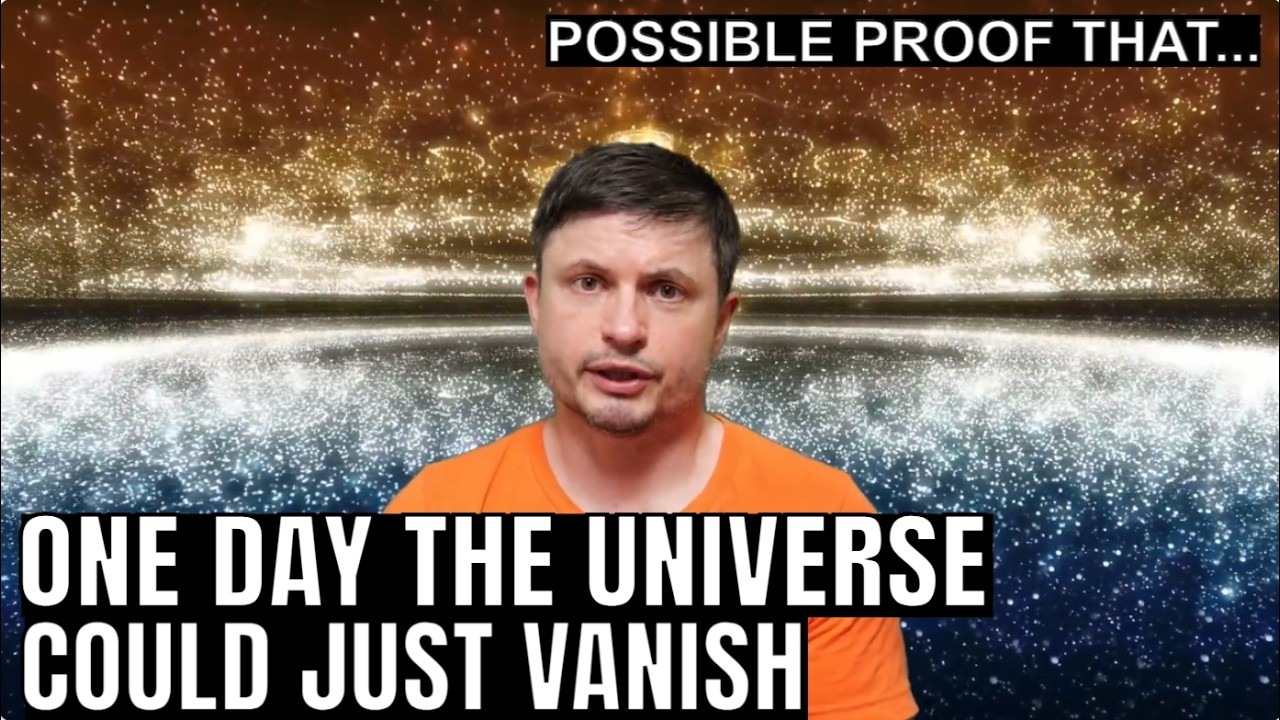 Experimental Evidence That Universe Could Just Vanish One Day