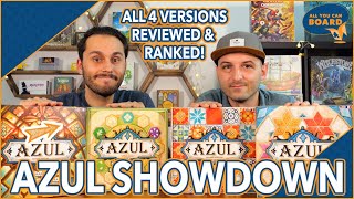 Azul Showdown | All 4 Azul Games REVIEWED, COMPARED & RANKED!