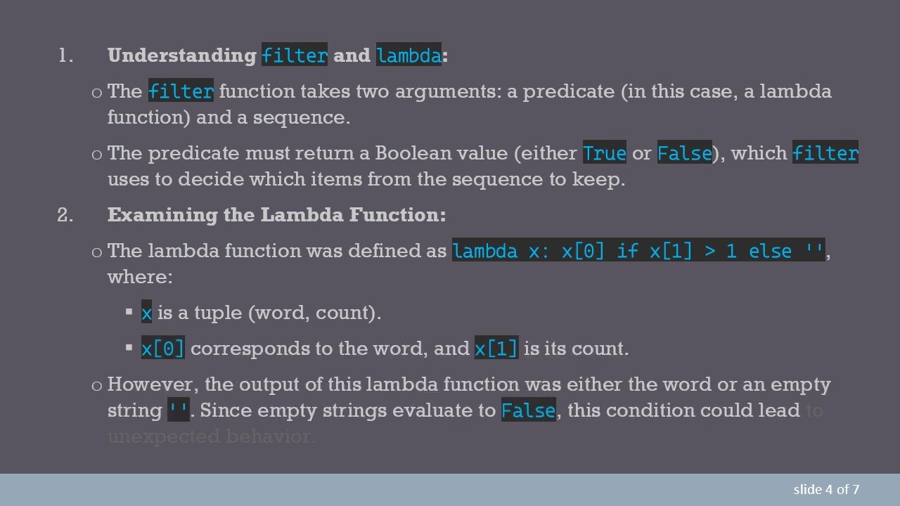 Resolving Strange Behavior on lambda and Dict.items() in Python