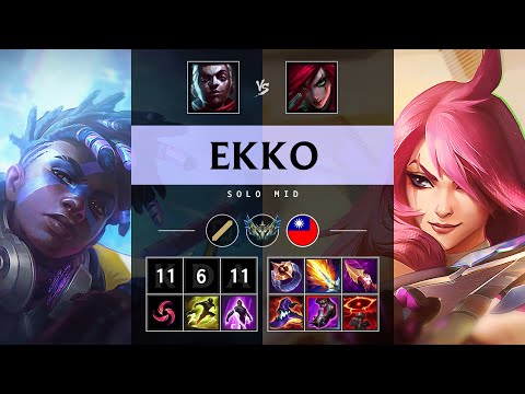 Ekko Mid vs Katarina - TW Challenger Patch 25.09