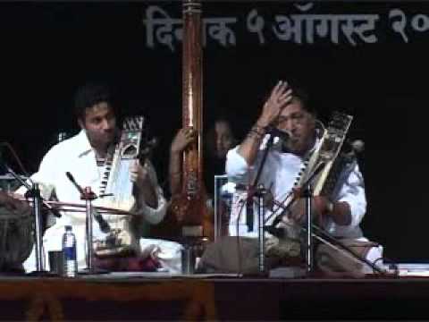 Three Sarangi, Ustad Sultan Khan shaab with his son Sabir khan and nephew Dilshad Khan live in Pune
